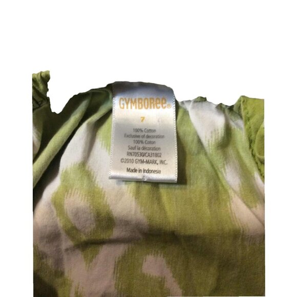 Gymboreee Size 7 Green/White Girls Shirt sku5 - Picture 4 of 4